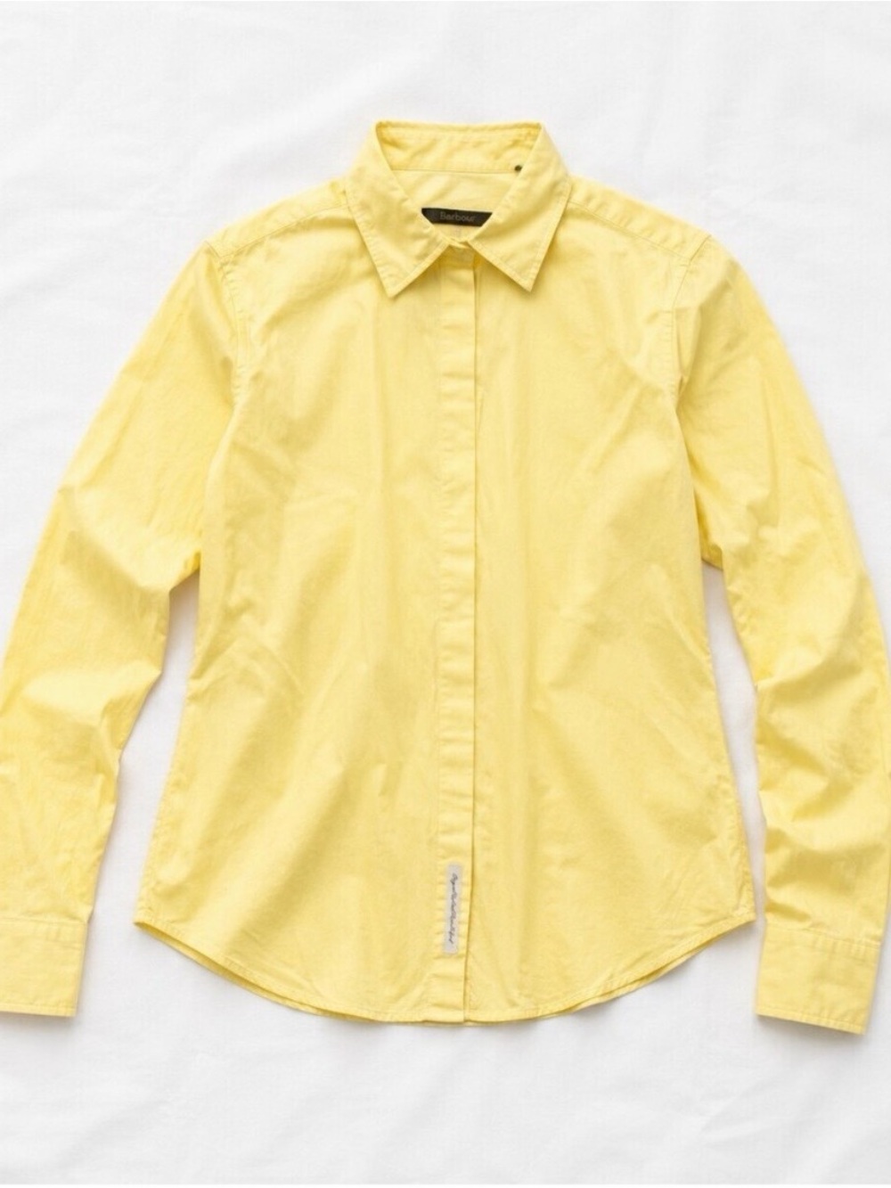 Barbour Original Oxford Pastel Yellow Shirt Womens 8 US
